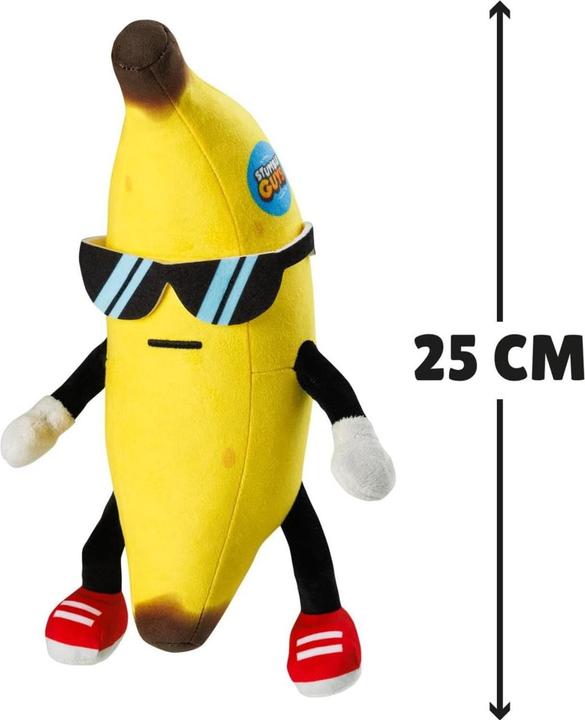 Actual product image Rocco Giocattoli Stumble Guys - Peluche 25 cm: Banana Guy (25 cm)