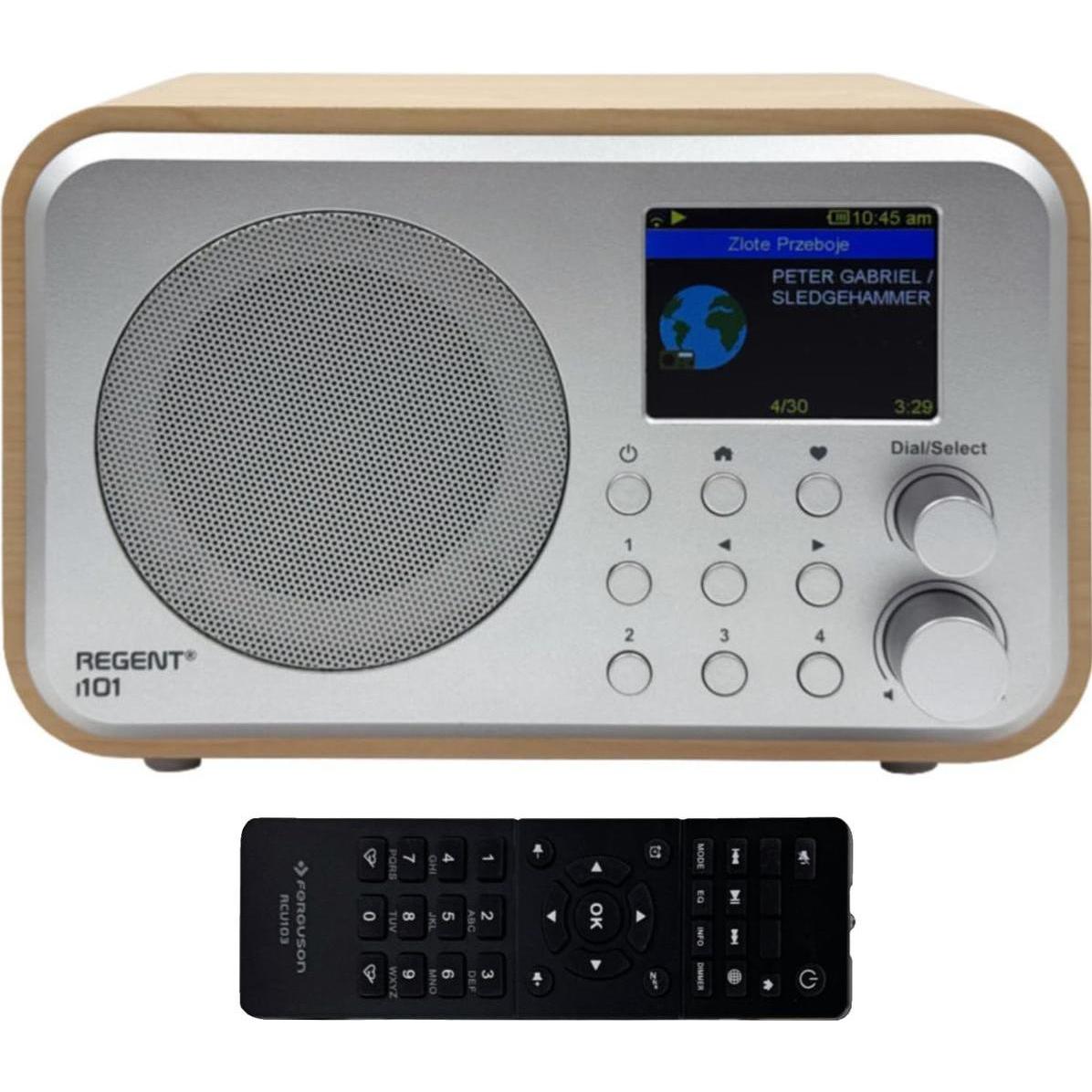Ferguson Radio Radio internetowe Regent i101 jasne drewno (DAB, FM, Web radio, WiFi), Radio, Marrone
