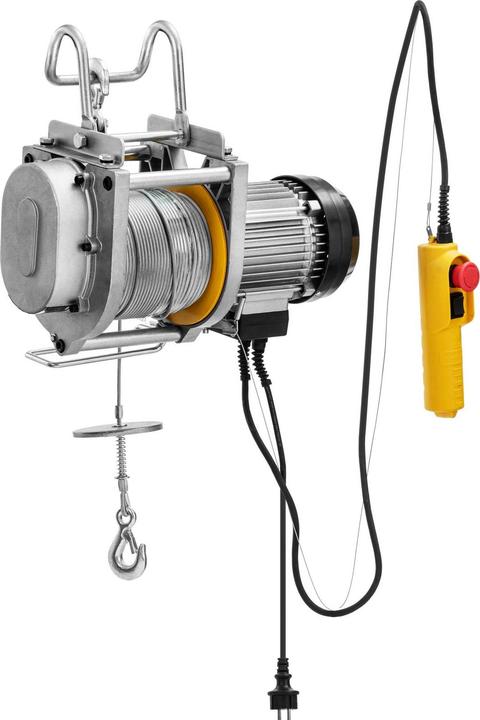 Produktbild MSW Seilwinde 250 kg Seilzug elektrisch Seilhebezug Hebezug Winde Motorwinde 60 m