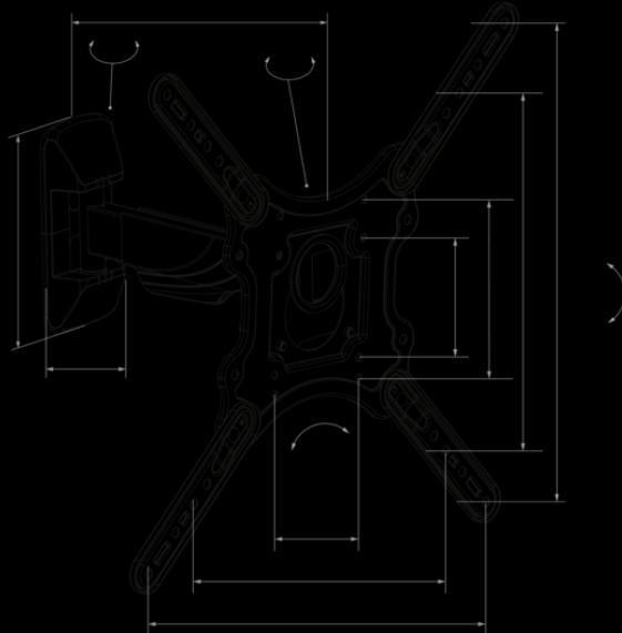 Actual product image Schwaiger LWH25535513 (Wall, 75", 35 kg)