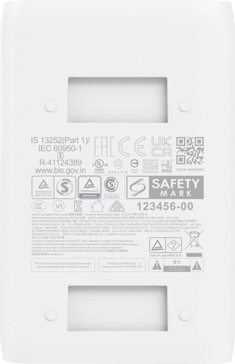 Actual product image Ubiquiti U-POE-AT (802.3at (PoE+), 30 W)