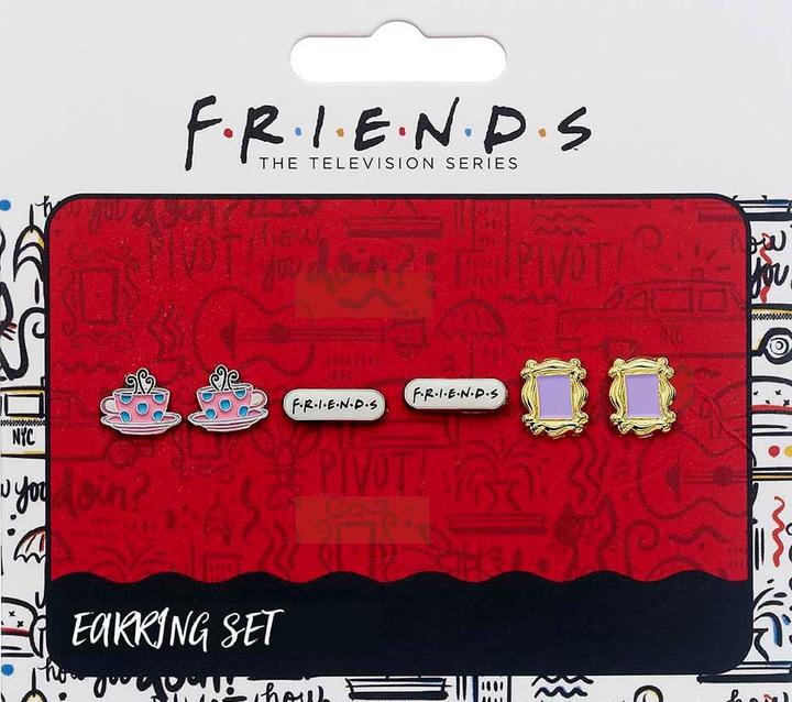 Produktbild Carat FRIENDS - Set de 3 Boucles d'oreilles (Zink- und nickelfrei, Versilbert und emailliert)