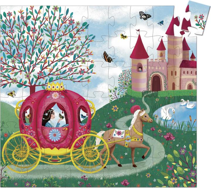 Actual product image Djeco Puzzle The carriage of Elise (54 pieces)