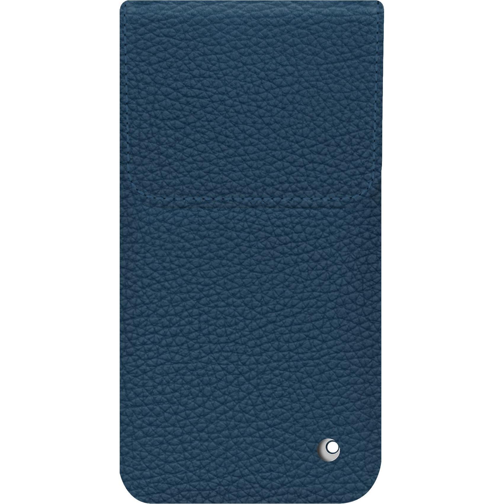 Noreve Lederschutzhülle (Apple iPhone 16), Smartphone Hülle, Blau