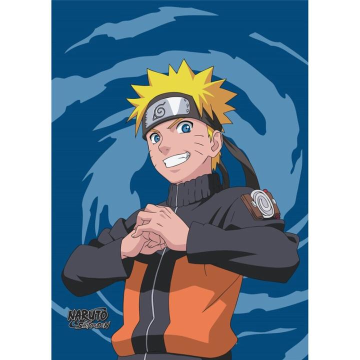 Procos Naruto Kampf Blaues Fleece Bettdecke 100 x 140 cm (140 x 100 cm)