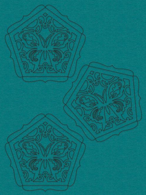 Image du produit Ursus Boules de silhouettes "Papillons (300 g/m², 7 x)