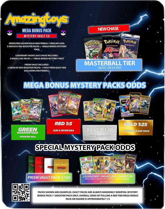 Produktbild Pokémon Ultimate Mystery Vault EX  - Wave 3 (Japanisch, Englisch, Booster Pack)