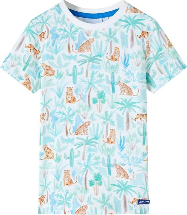Produktbild VidaXL Kinder-T-Shirt Ecru 104,Material: 95 % Baumwolle. 5 (104)