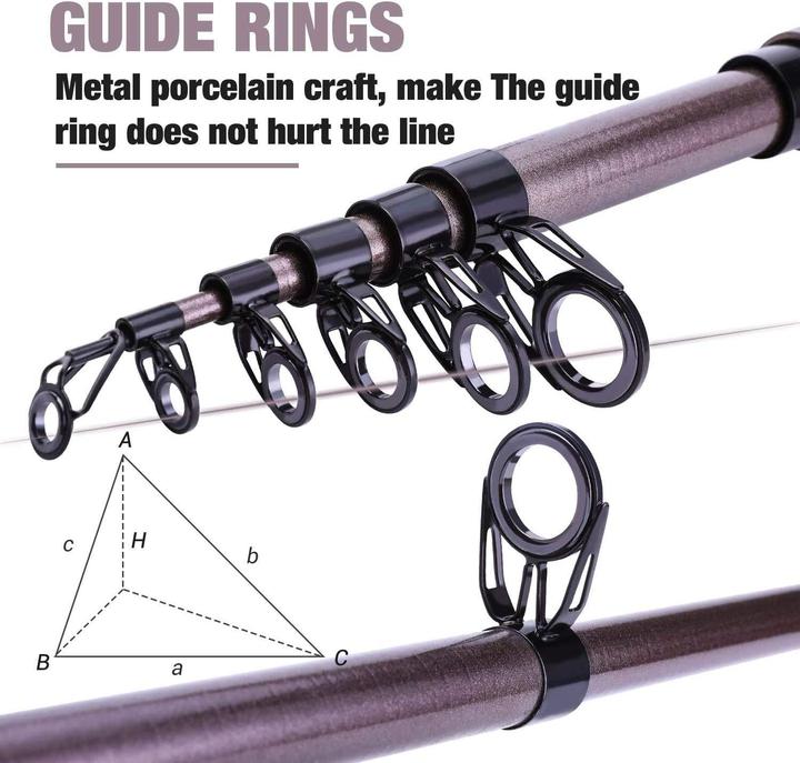 Actual product image Sougayilang Teleskop-Angelrute für Forellenfischen (Telescope, 270 cm)