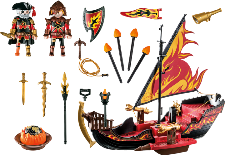 Produktbild Playmobil Burnham Raiders Feuerschiff (70641, Playmobil Novelmore)
