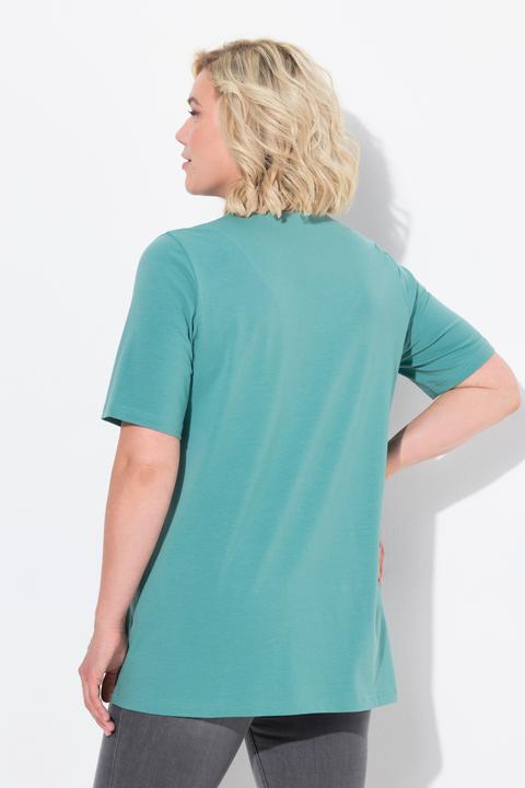 Produktbild Ulla Popken T-Shirt, A-Linie, Tunika-Ausschnitt, Halbarm (46, 48)