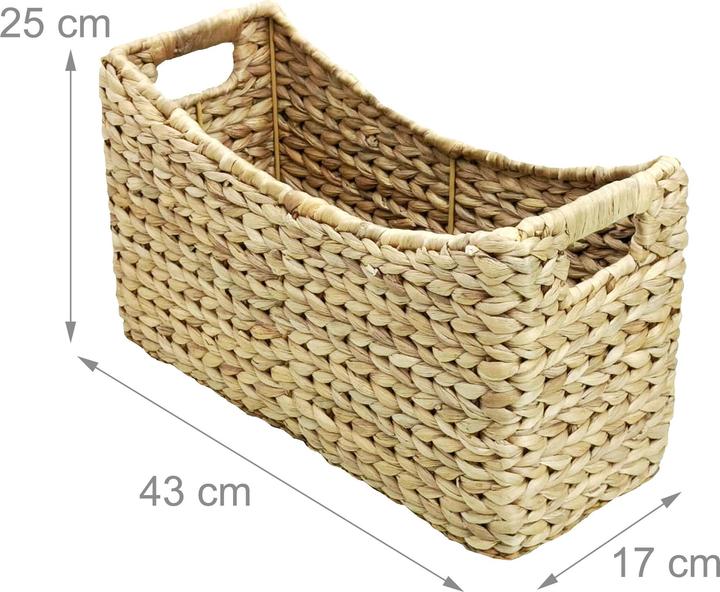 Actual product image Relaxdays magazine rack