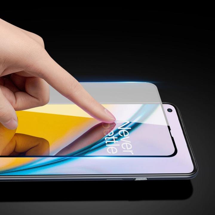 Immagine prodotto Dux Ducis Protezione dello schermo in vetro temperato 9D con copertura completa e cornice per OnePlus Nord (1 Pezzo/i, Oppo A54 5G, OnePlus Nord N200 5G, Oppo A74 5G)
