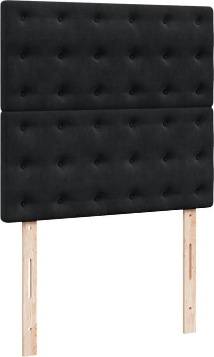 Produktbild vidaXL Bo x springbett mit Matratze 160 x 200 cm Samt (160 x 200 cm)