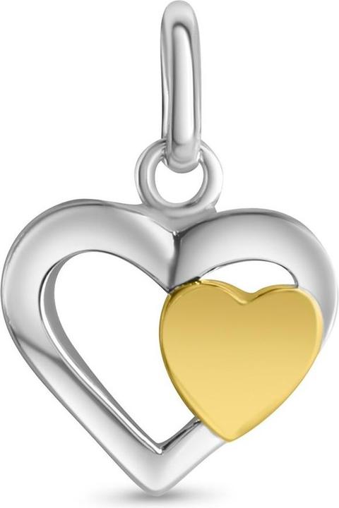 Immagine prodotto Passion Ciondolo In Argento Rodiato - Bicolore - Cuore