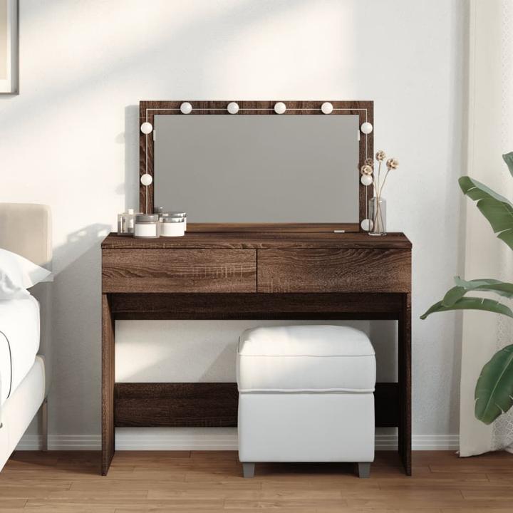 Image du produit VidaXL Coiffeuse avec LED (100 x 40 x 120 cm)