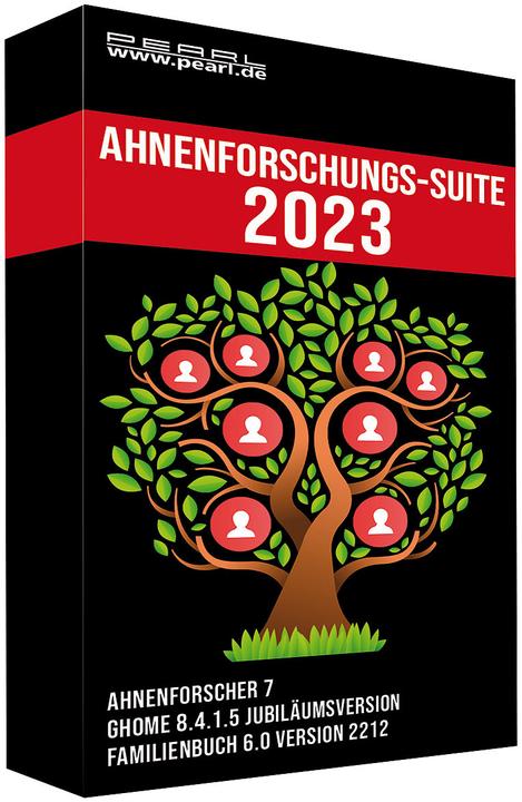 Produktbild Franzis Die grosse Ahnenforschungs-Suite 2022