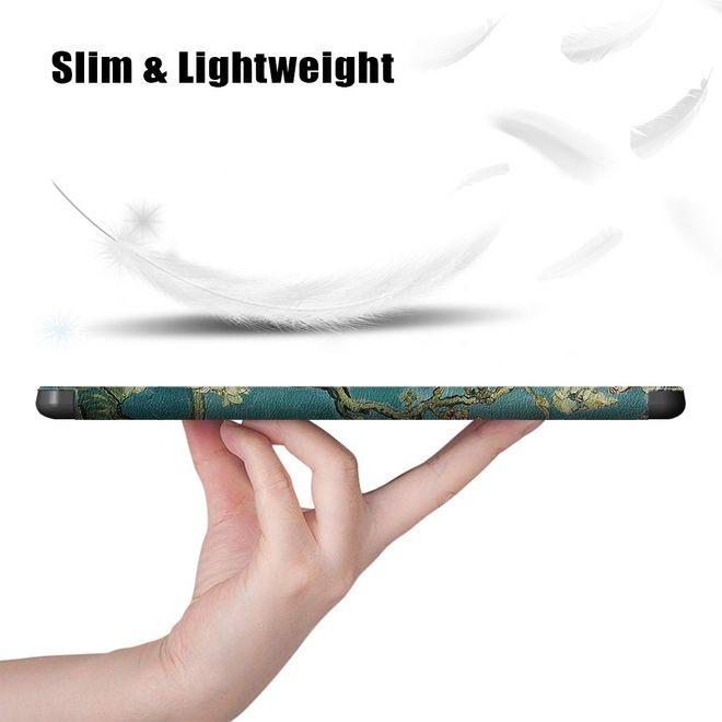 Actual product image MU Style Triple folding cover with pattern (Galaxy Tab S7 FE)