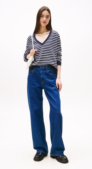 Produktbild Tommy Jeans Tjw Essential Vneck Sweater Ext (M)