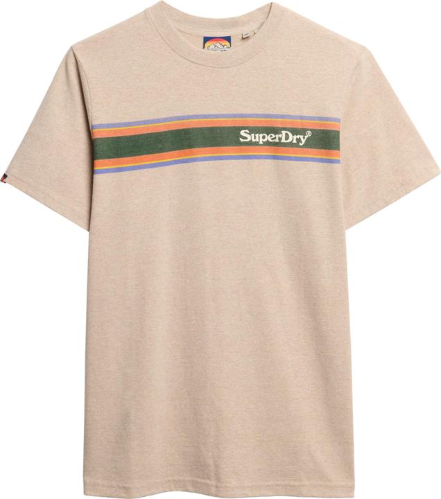 Actual product image Superdry Venue Logo Stripe Relaxed Tee (M)