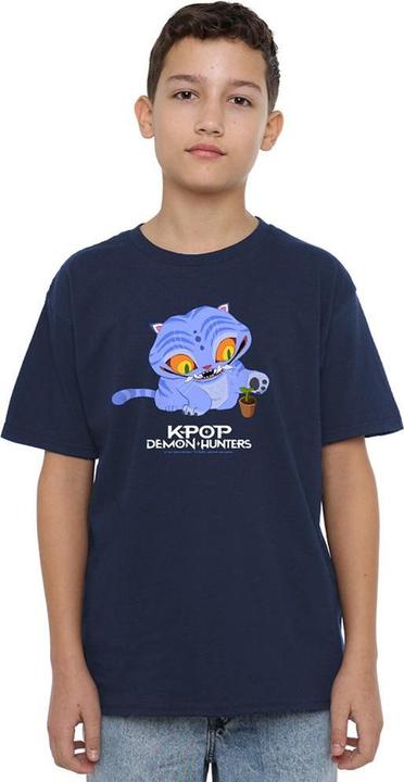 Immagine prodotto K-Pop Demon Hunters Kids Süsses Derpy Tiger TShirt (152, 158)