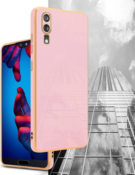 Immagine prodotto Cadorabo Custodia per Huawei P20 in TPU con protezione della fotocamera LM130 Style (Cubot P20)