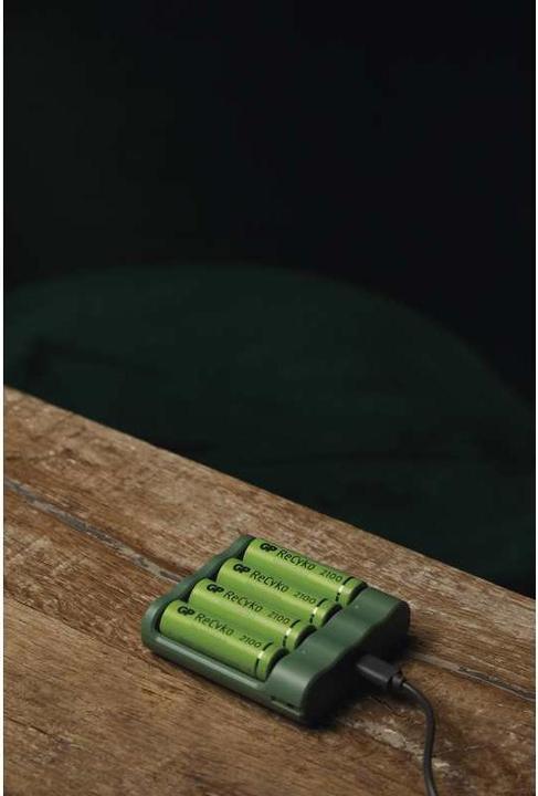 Produktbild GP Batteries Standard Series B52427U battery charger Household battery DC (4 Stk., AA, AAA, Ladegerät inkl. Akku)