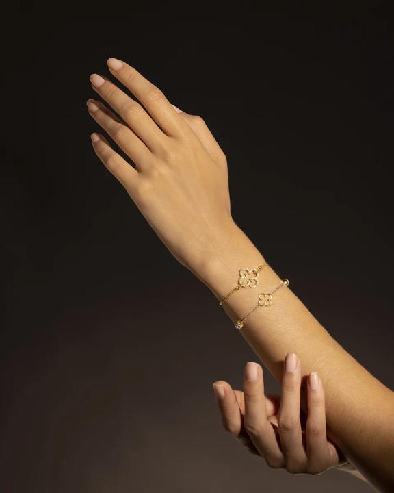Produktbild Charles Garnier Zweifarbiges Silberarmband, Zirkoniumoxid (20.50 cm, 925er Silber)