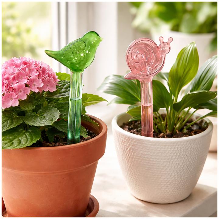 Actual product image HTI-Living Water dispenser flower pot Nessa set of 2 (Clay cone)