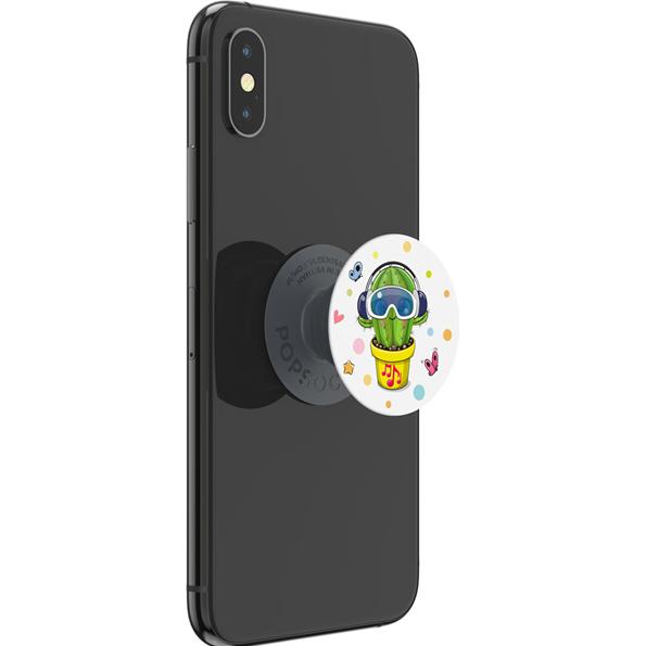 Thumbnail - PopSockets PopGrip Basic Cool Cactus, Smartphone Halterung, Weiss