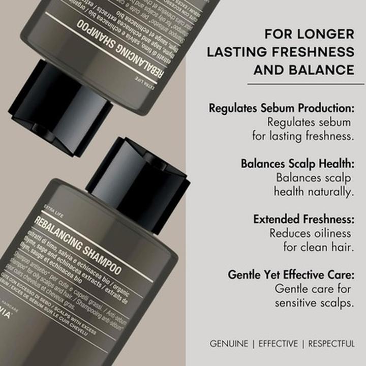 Immagine prodotto Previa Extralife Rebalancing Shampoo 350ml (Shampoo liquido, 350 ml)