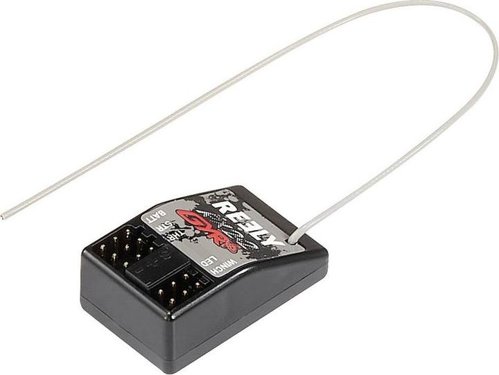 Reely RX2+2 GYRO 4-channel gyro receiver 2.4 GHz plug-in system JR / Futaba