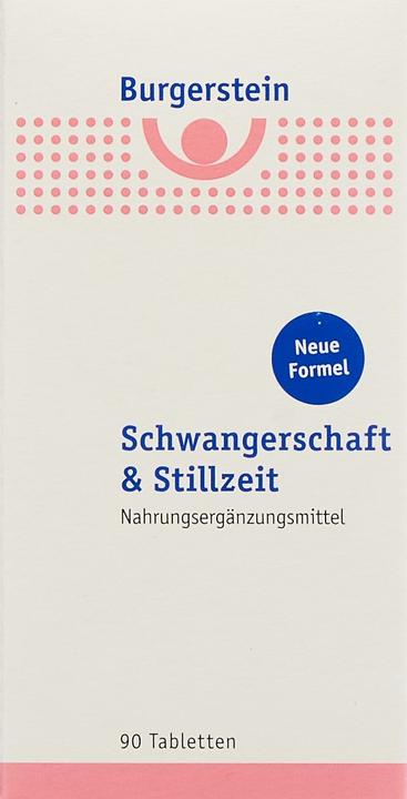 Energie-Label Burgerstein Schwangerschaft & Stillzeit (90 Stück, Tabletten, 166 g)