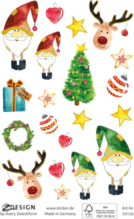 Immagine prodotto Z-Design Sticker Weihnachts