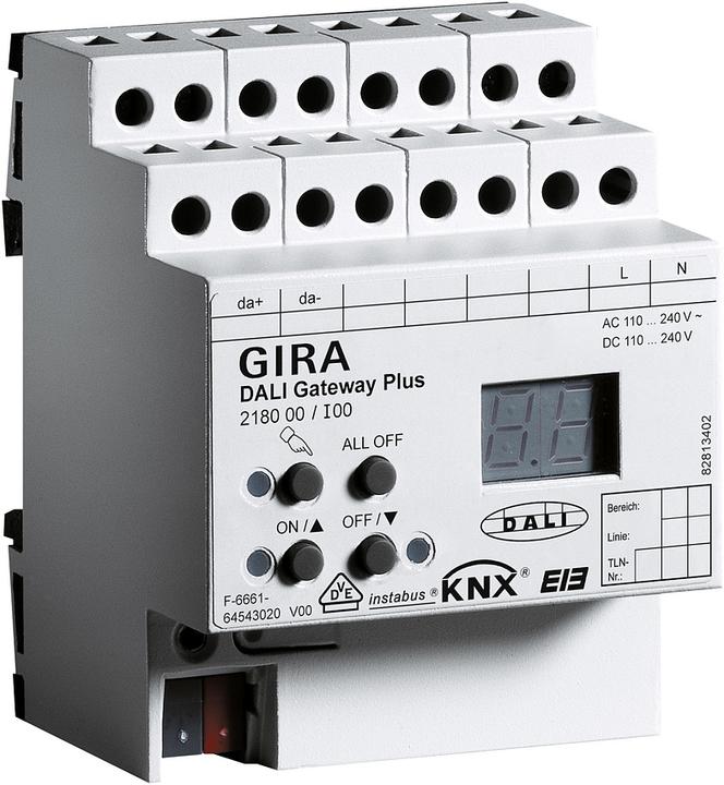 Produktbild Gira DALI Gateway Plus KNX EIB 218000 REG