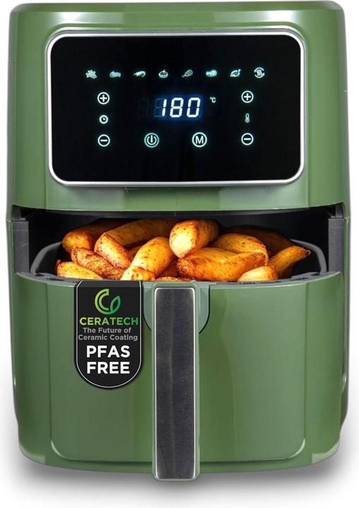 Bergner Heissluft-Fritteuse 6.9 l 1800 W Grün