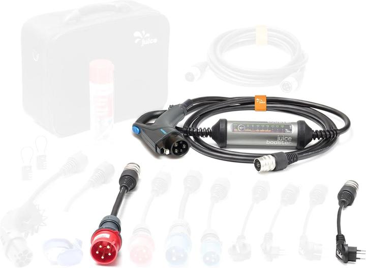 Image du produit Juice Technology Juice Booster 2 Basic Set (Type 1, 22 kW, 32 A, CEE32 rouge, Type 13)