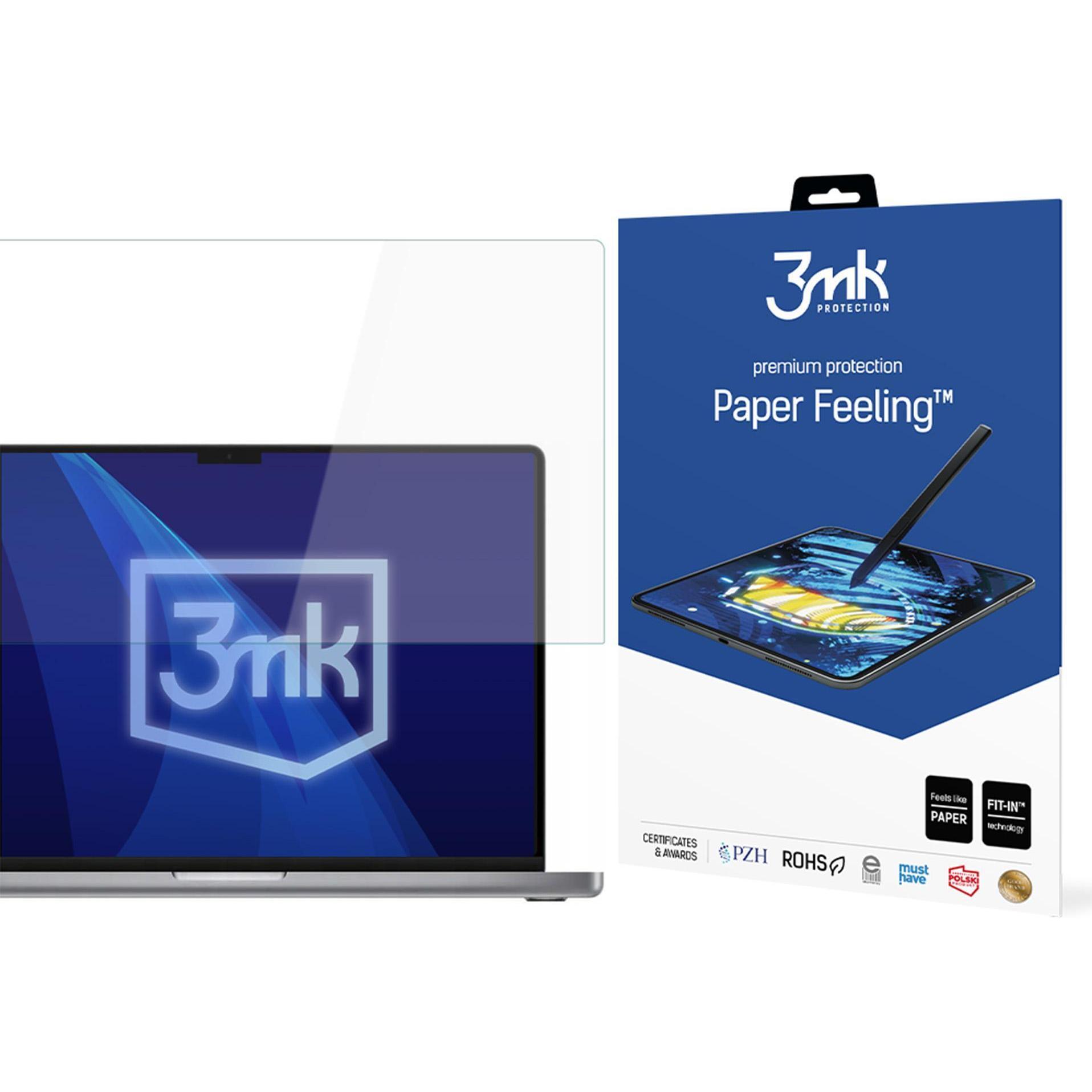 3MK Folia PaperFeeling do Apple Macbook Pro 16 M1/M2/M3/M4 2szt (16"), Pellicola protettiva per notebook