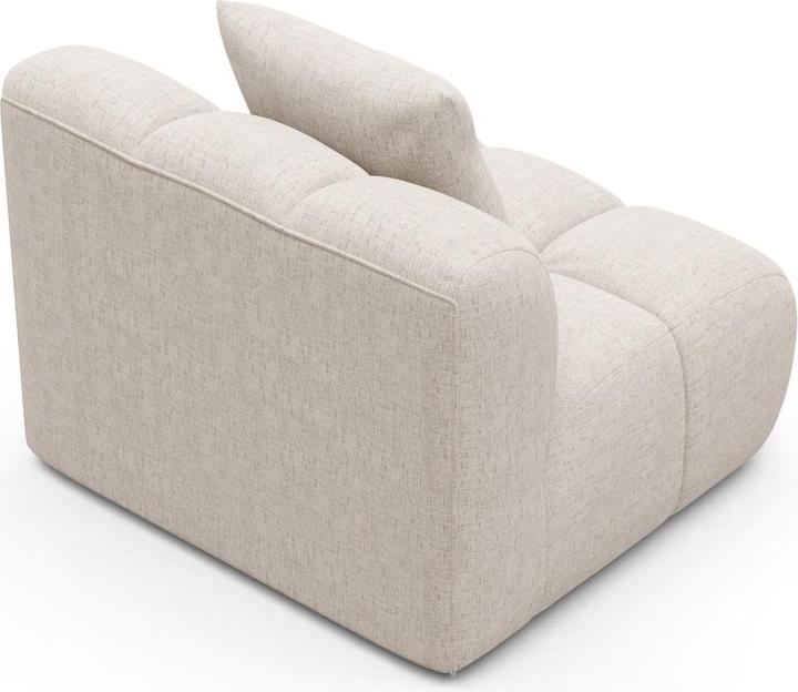 Actual product image Maison Heritage Modul Armless, "Arden", 1 Seat, Beige, 90x94x70 Made in Europe