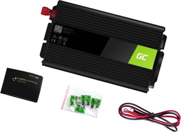 Productafbeelding GreenCell INV23 - Universeel - Auto - 24 V - 1000 W - 230 V - DC-to-AC