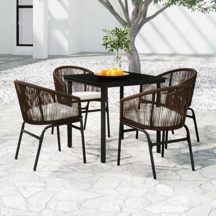 Produktbild vidaXL Garten-Essgruppe (80 x 80 x 74 cm)