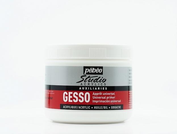Produktbild Pebeo Studio Acrylics Gesso (Weiss, 500 ml)