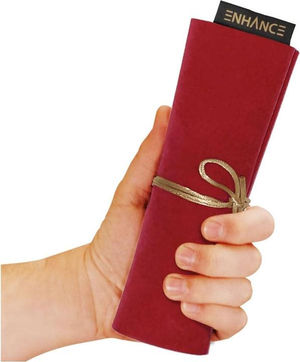 Image du produit Enhance Tabletop Roll on a Scroll Würfeltasche mit Würfel Rot