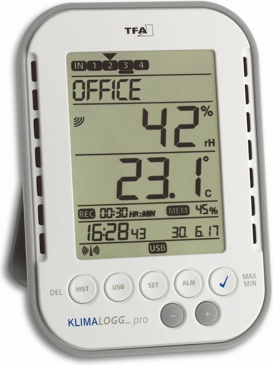 Actual product image TFA Climate Logg Pro