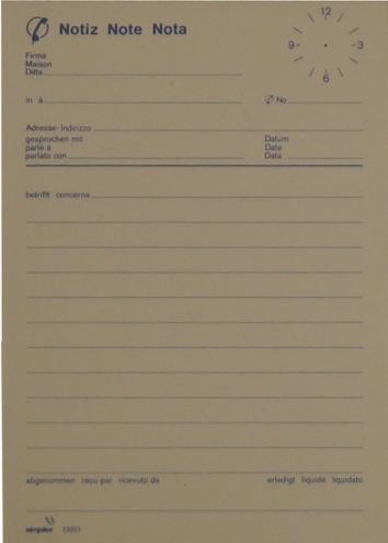 Produktbild Simplex Telefonblock (70x)