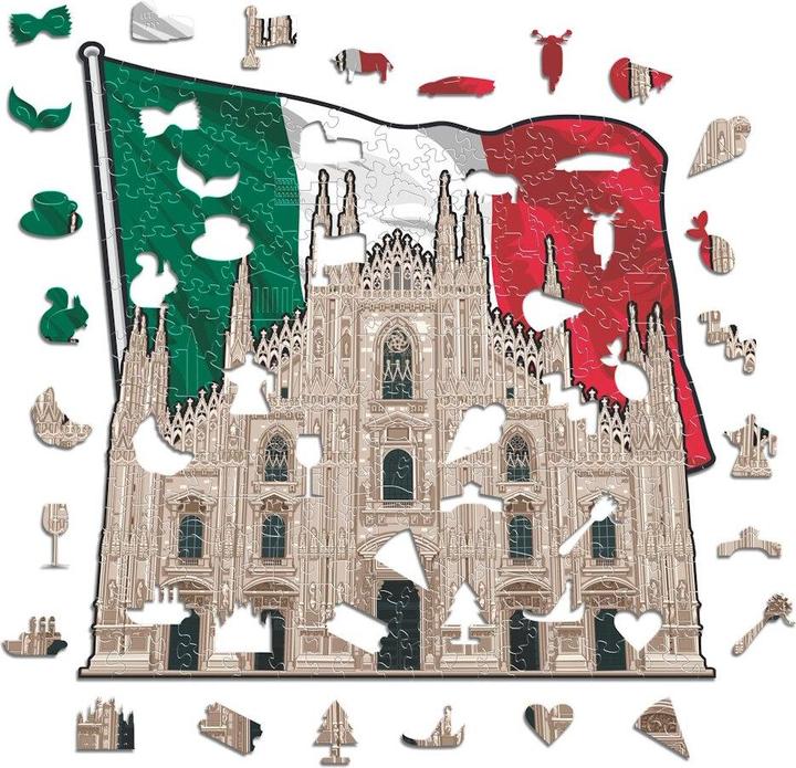 Produktbild Iconic Mailänder Dom - Monument Holz Puzzle Grösse S (150 Teile) (150 Teile)