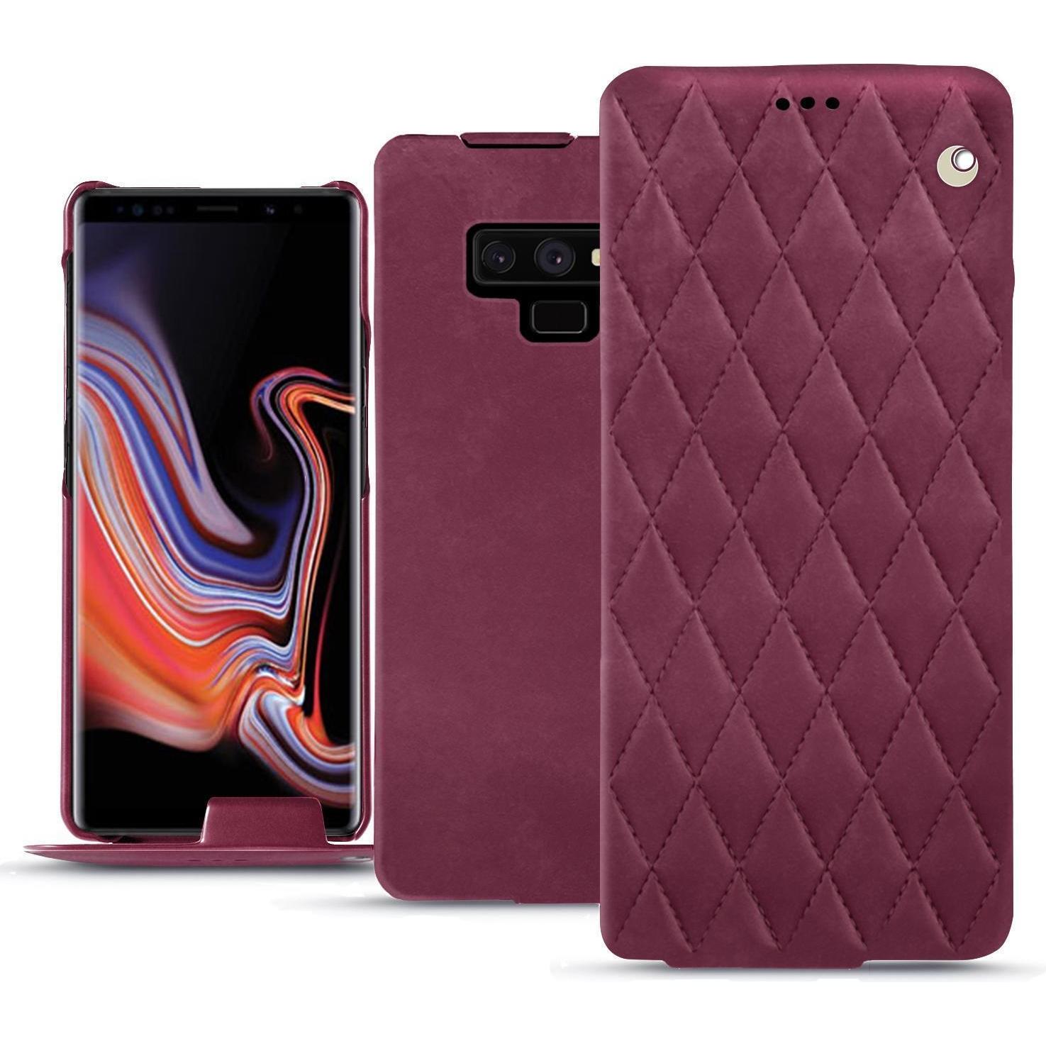 Thumbnail - Noreve Lederschutzhülle vertikal (Samsung Galaxy Note 9), Smartphone Hülle, Violett
