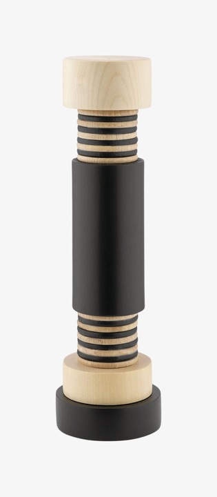 Image du produit Alessi Moulin à sel/poivre Twergi en bois de hêtre (Sel, Poivre, Différentes épices)