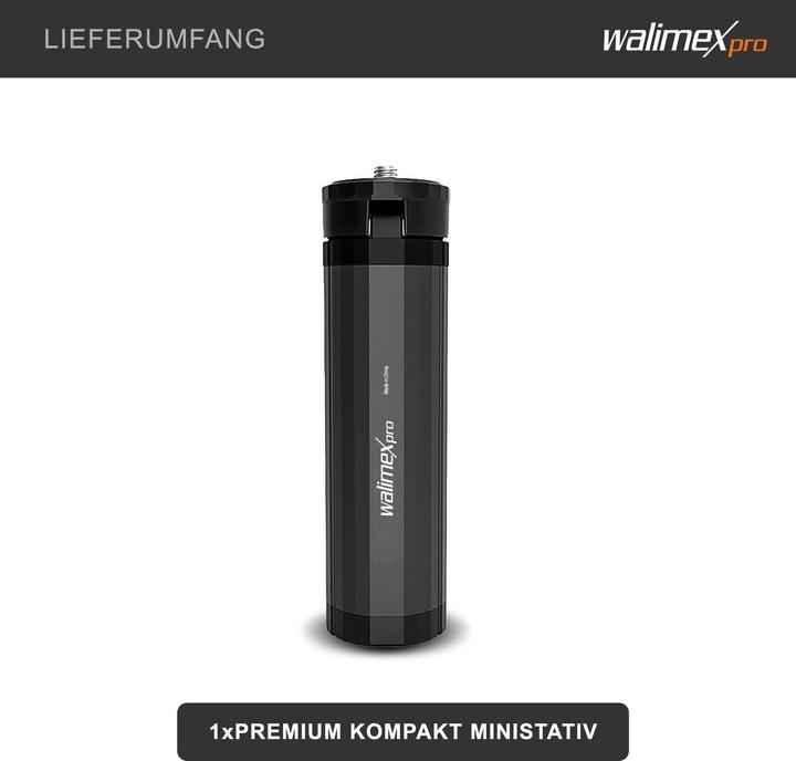 Produktbild Walimex pro Kompakt Ministativ 12 cm (Metall)