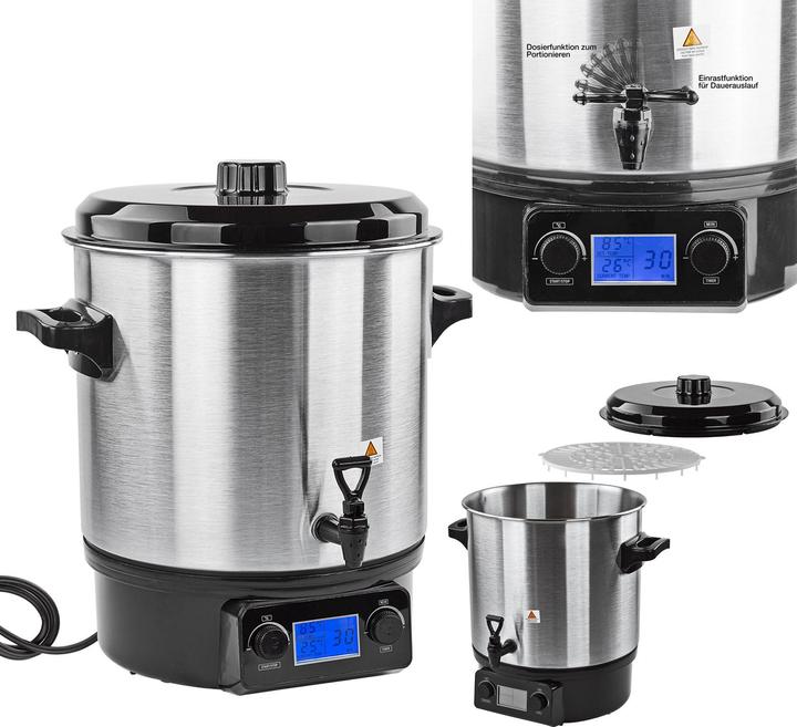 Dema Stainless Steel Preserving Pot Preserving Cooker 2000W 27 l (27 l)